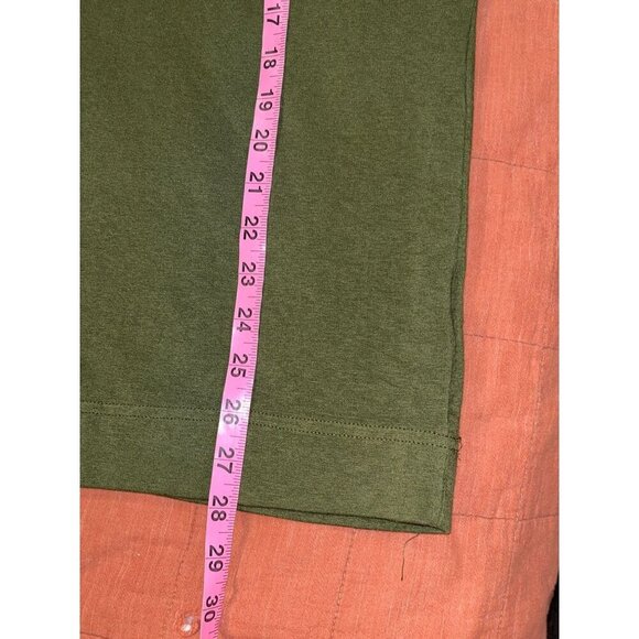 NWT Bryn Walker Olive Green Cowl Neck 3/4 Sleeve Loose Fit Tunic Top womens Smal - Picture 10 of 11